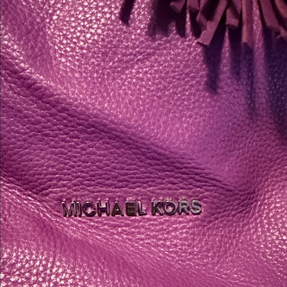 Michael Kors Vibrant Purple Hobo Bag - Picture 10 of 10